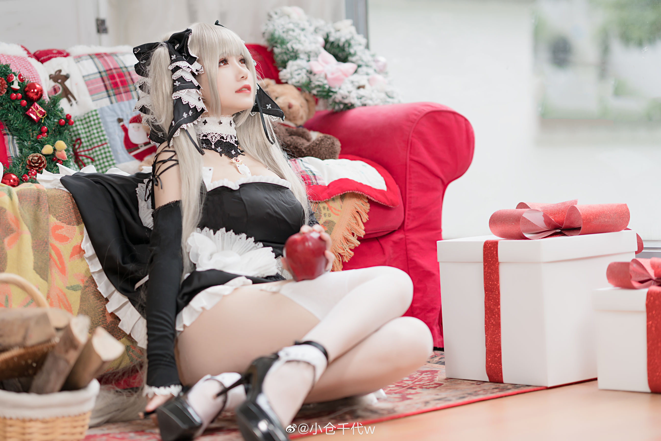 [Welfare COS] Anime blogger Chiyo Ogura w - Christmas awesome