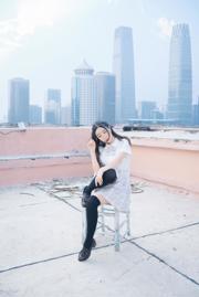 [Cosplay] Blogger de anime Mu Ling Mu0 - Rooftop jk