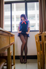 [COS Welfare] Bloger anime Jiuqu Jean - Kasumigaoka Shiyu Summer School Uniform