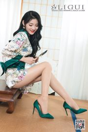 Model kaki Yaya "Kimono and Jade Foot" [丽 柜 Ligui]