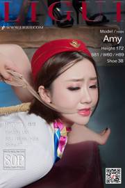 Model nóg Amy & model nóg "Stewardess stockings beauty beam" [丽 柜 LIGUI] Internetowe piękno