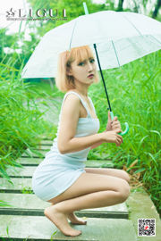 [丽柜Ligui] Netwerkschoonheidsmodel Xiao Shuang "Wandelen in de regen"