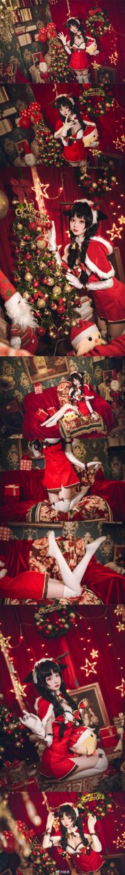 Kecantikan Weibo Coser Shima Aoi "Jalur Azur, Gelombang Besar, Rusa Kutub, dan Hadiah Natal"