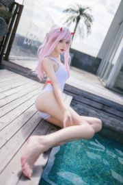 [COS Welfare] Blogerka anime Nan Tao Momoko - jednoczęściowy strój kąpielowy