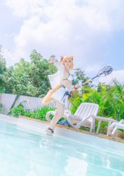 [Cosplay foto] Leuke blogger yui goudvis - leeg zwempak