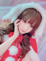 [COS Welfare] Weibo Girl Paper Frost Moon Shimo - Coniglio Natale