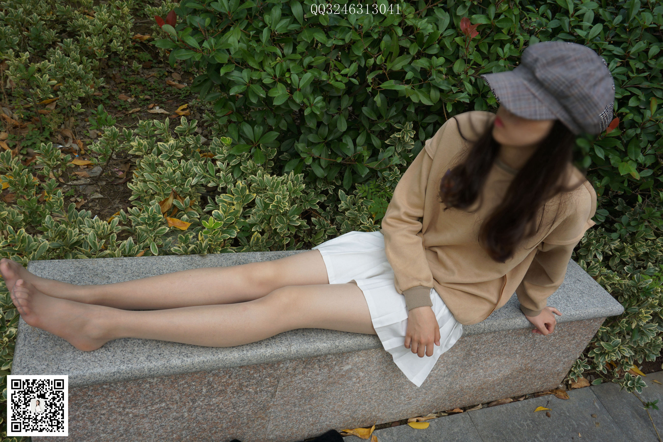 [Dasheng Model Shooting] No.094 Anonymous Over-the-Knee Boots Grey Silk
