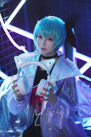 [Photo de cosplay] Anime blogueur Teppanyaki ghost dance w - Yaowu casque miku