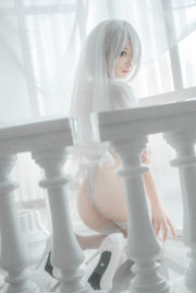 [Net Red COS] Anime Blogger Stupid Momo - 2B- ชุดแต่งงานสีขาว